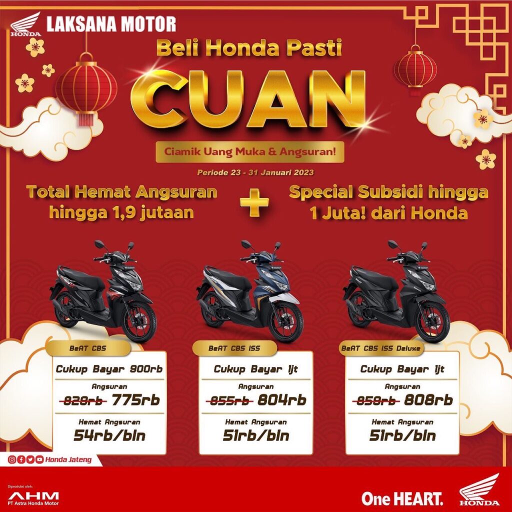 Cuan! Ciamik Uang Muka & Angsuran!