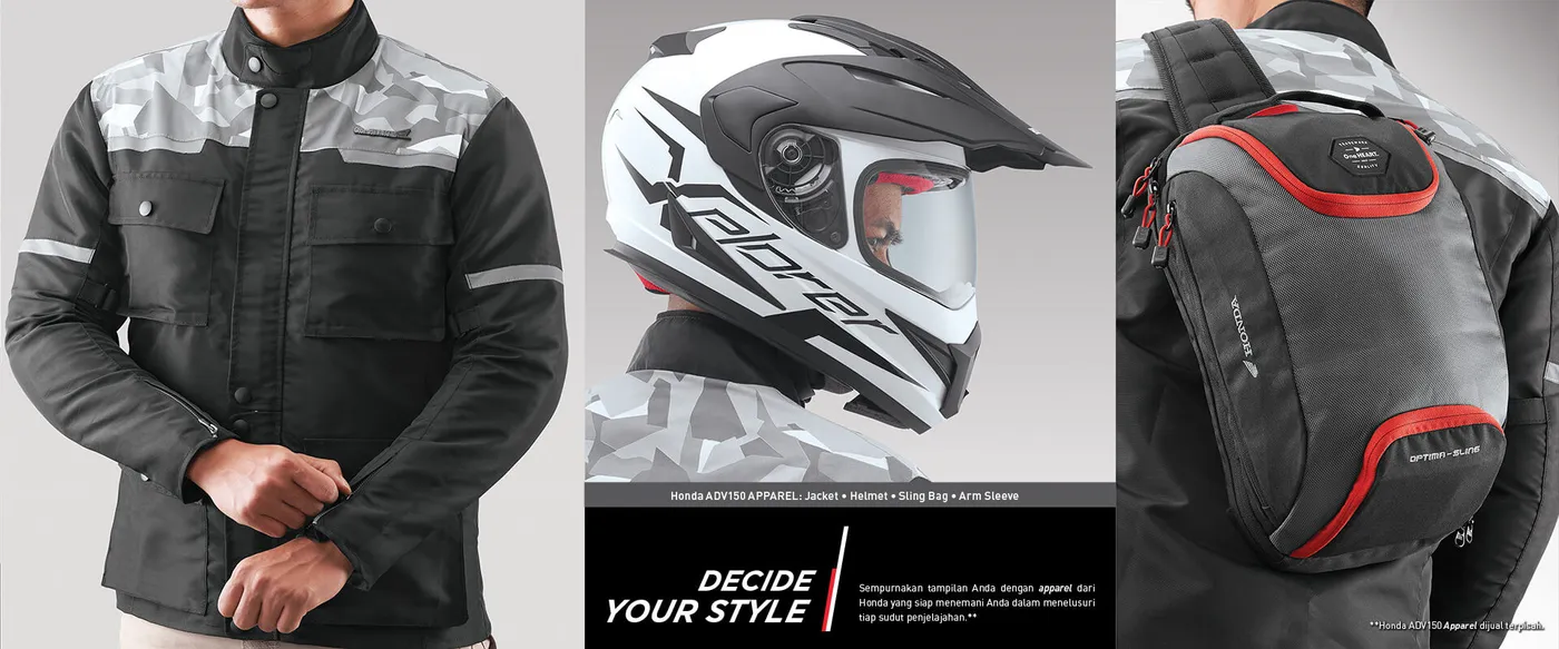 Aksesoris dan Apparel Honda ADV 150